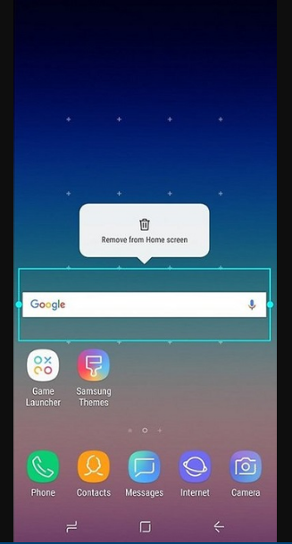 How to Remove Google Search Bar from Home Screen